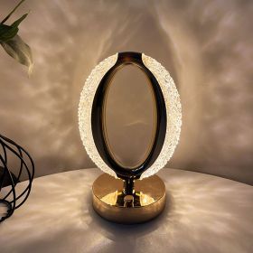 LED Desk Lamp Atmosphere Lamp Touching Control Bedside Lamp Night Light Suitable For Home Office Dimmable Desk Lamp With USB Charging Port Acryli