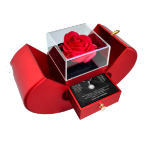 Pendant Valentine's Day Gift Fashion Necklace (Option: Boxes and necklaces)