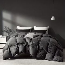 All Season Queen Cooling Comforter - Premium 2100 Series Down Alternative Comforter - Quilted Duvet Insert With Corner Tabs - Luxury Soft Hotel C (Option: Grey Queen 88x88in)