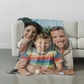 Custom Blankets Flannel With Photo Upload For Mother's Day - Must Upload The Image (Option: 50inchx60inch)