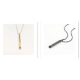 Adjustable Relieve Pressure Ornament Stainless Steel Decompression Necklace (Option: Set2)