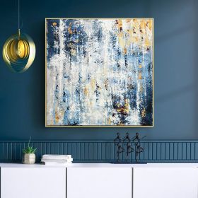 Texture Hand Painted Oil Painting Abstract On Canvas Wall Art Colorful Acrylic Painting Modern Landscape Picture Wall Art For Living Room Bedroom (Style: 01, size: 100x100cm)