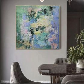 Abstract Oil Painting On Canvas Modern Oil Painting Hand Painted Large Wall Art For Home Decor (Style: 01, size: 120x120cm)