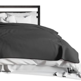 Liberator King Fascinator Throw - Moisture-Proof Sensual Blanket, Microvelvet Black (Color: Black)