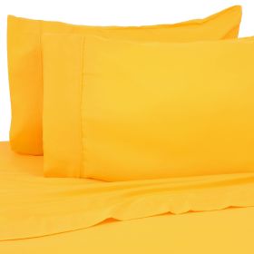 Premier Colorful Bright 4 pc Microfiber Sheet Sets (Color: Bright Yellow, size: Queen)